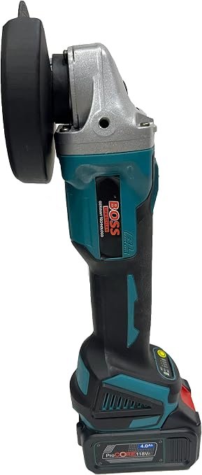 BOSS LIFE STYLE 115mm (4.5") Cordless Angle Grinder (118V Dual Battery)