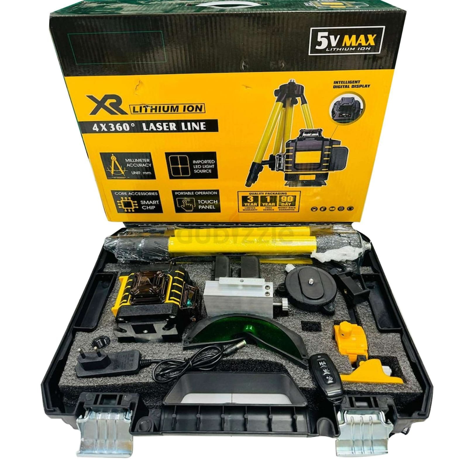 16-Line 360° Ultra-Bright Green Beam Laser Level Meter