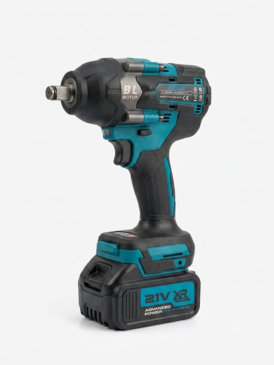 Assur 21V Heavy-Duty 1/2" Brushless Cordless Impact Wrench